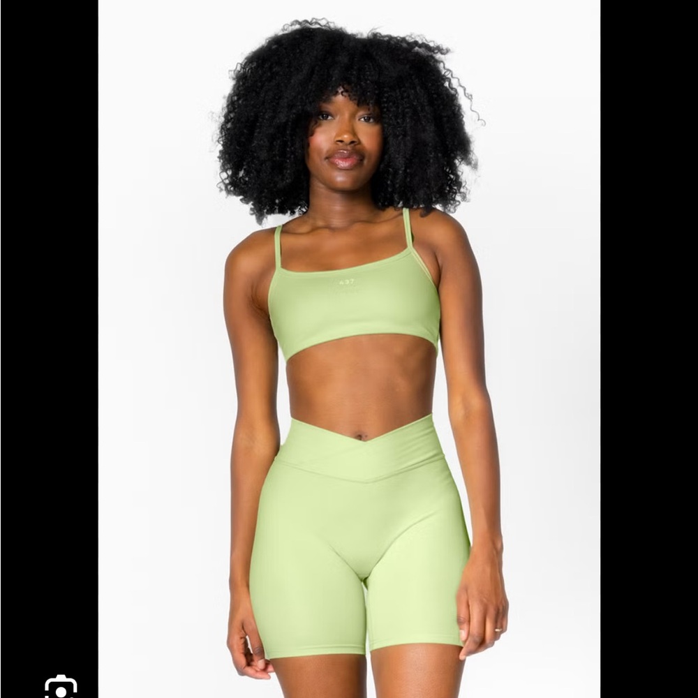 437 Green Micro Bra
